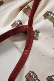 Norsu Baby Organic Kimono Sleeper-Camping