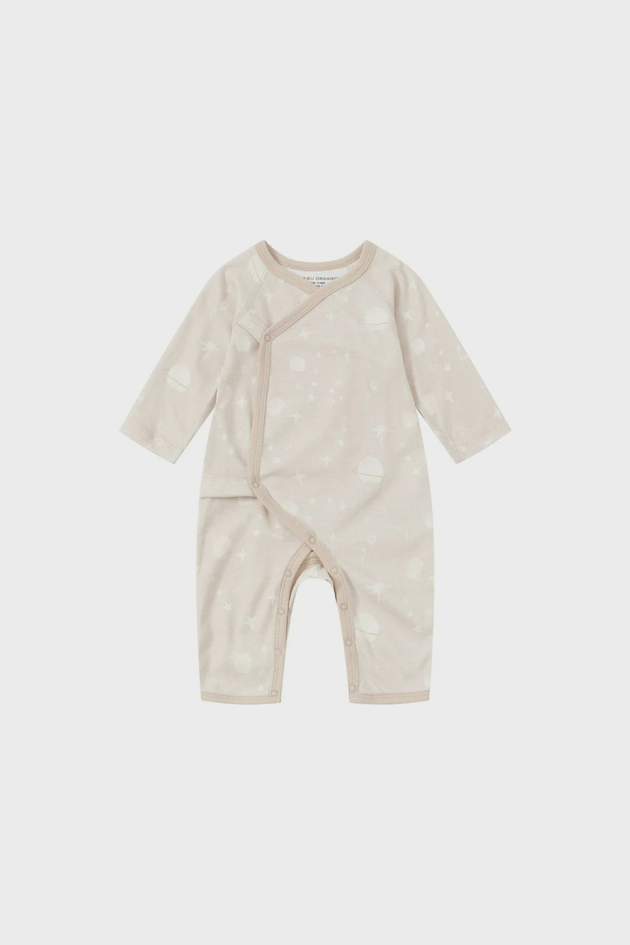 Norsu Baby Organic Kimono Sleeper-Stary