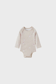 Norsu  Baby Organic Long-sleeve Onesie-Polar Bear