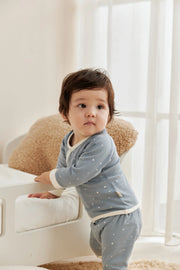 Norsu Infant Organic Kimono Set-Blue Starry