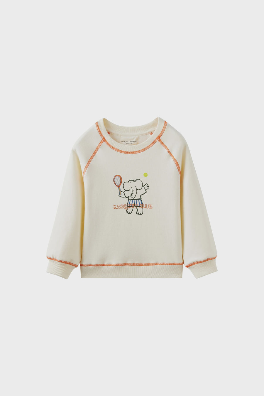 Norsu Toddler Organic Fleece Sweatshirt-Tennis