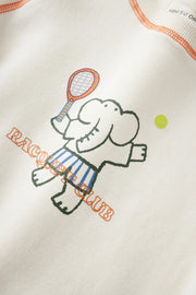Norsu Toddler Organic Fleece Sweatshirt-Tennis