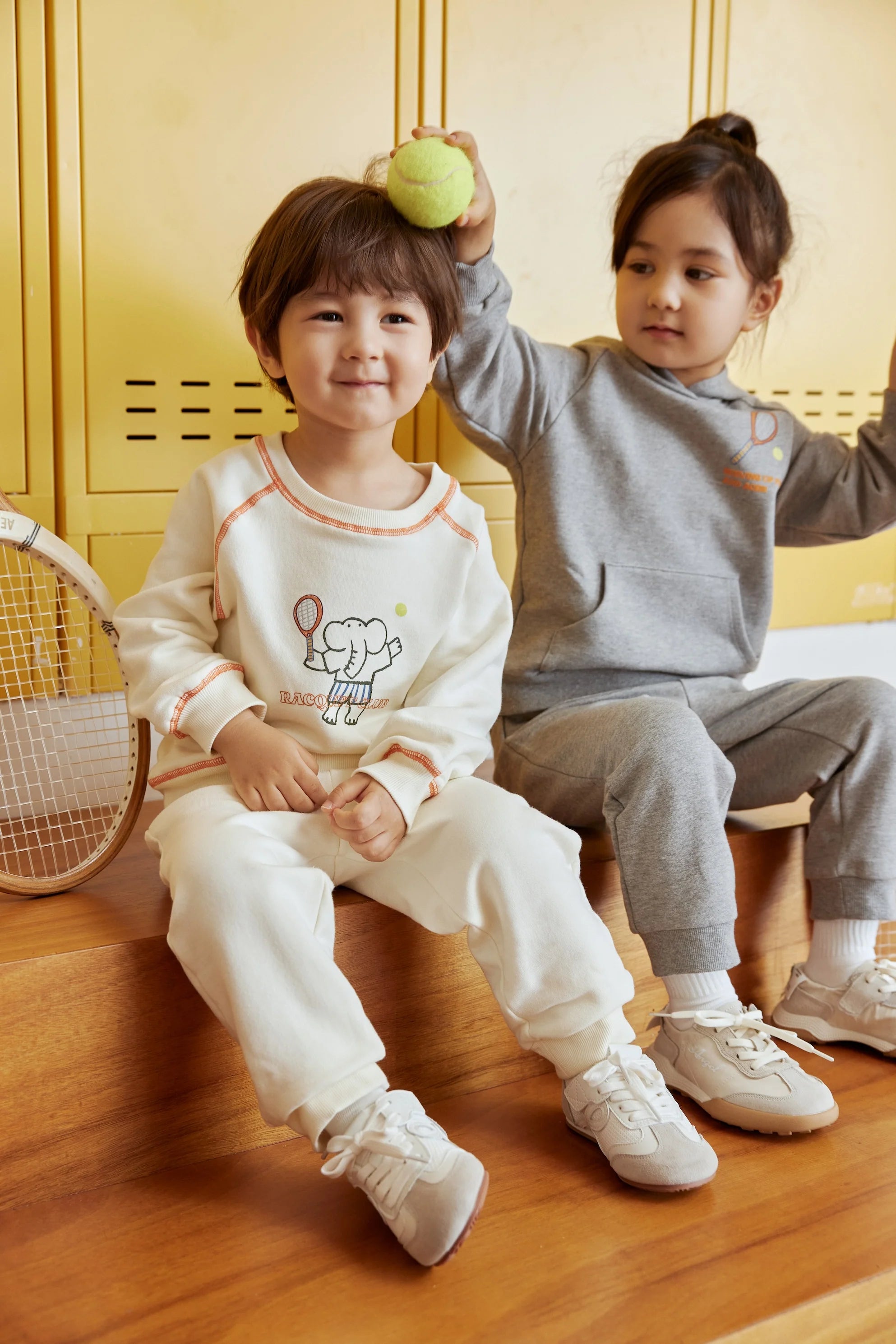 Norsu Toddler Organic Fleece Sweatshirt-Tennis