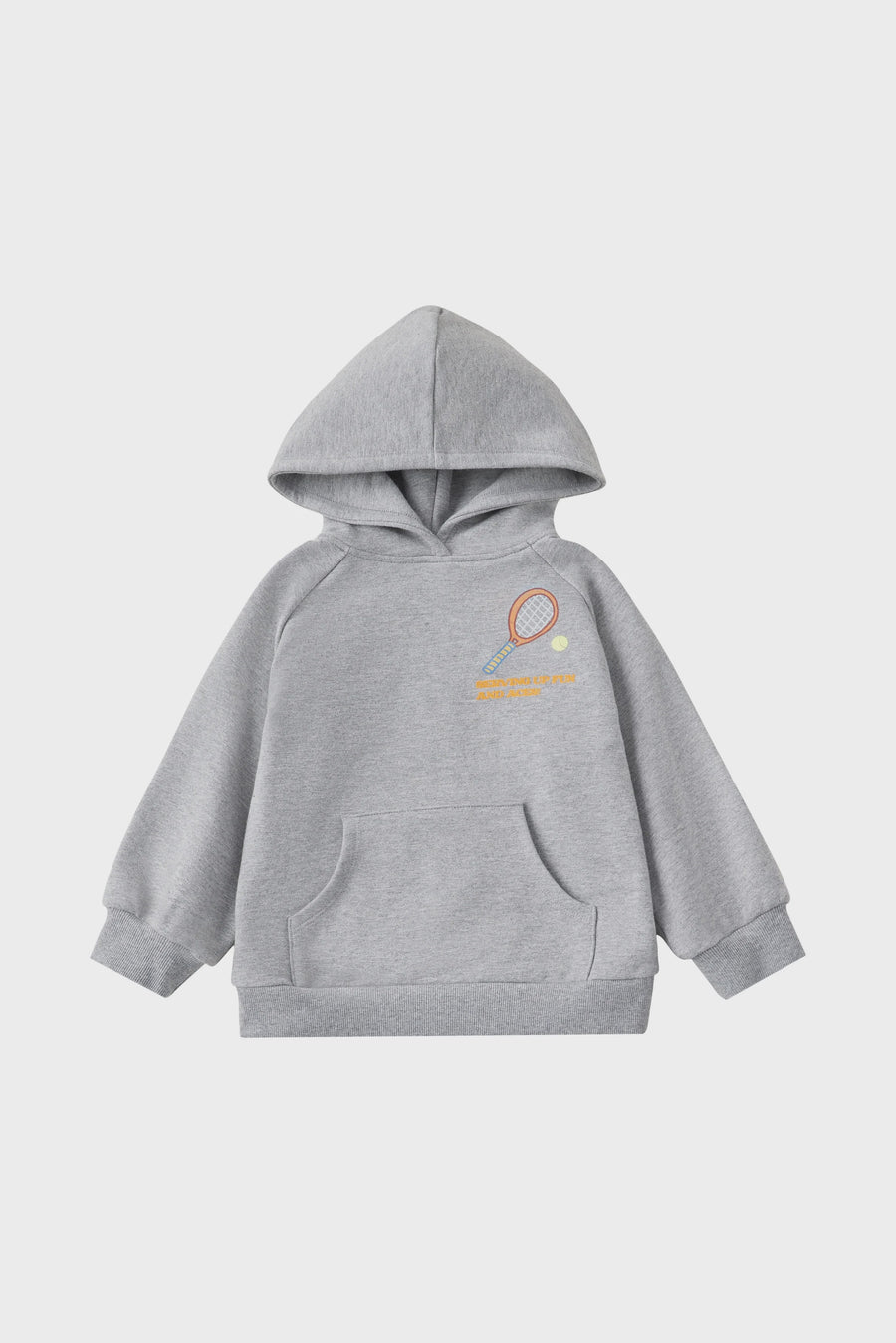 Norsu Organic French Terry Hooded Sweatshirt-Mix Grey