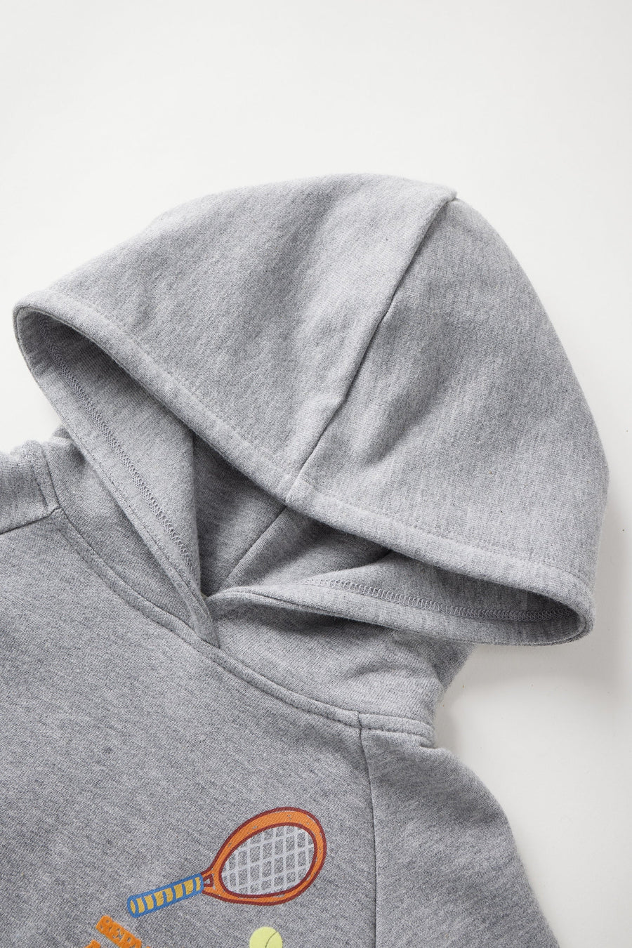 Norsu Organic French Terry Hooded Sweatshirt-Mix Grey