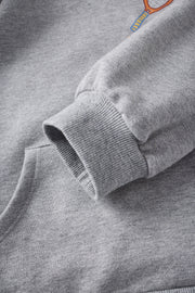 Norsu Organic French Terry Hooded Sweatshirt-Mix Grey