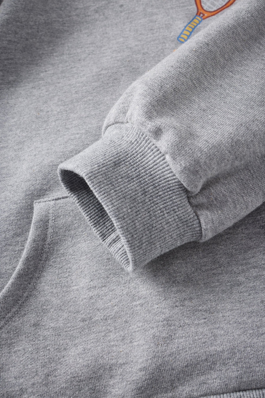 Norsu Organic French Terry Hooded Sweatshirt-Mix Grey