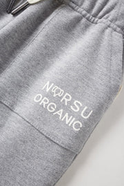 Norsu Organic Toddler French Terry Sweatpant-Mix Grey