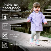 Jan & Jul Yellow | Kids Shell Jacket Puddle-Dry Waterproof Rain Jacket