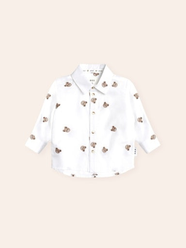 Huxbaby ALL OVER HUX EMB L/SLV SHIRT