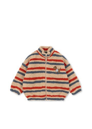 Konges Slojd JODY EMBROIDERY TEDDY JACKET GRS
