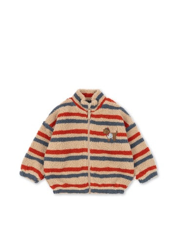 JODY EMBROIDERY TEDDY JACKET GRS