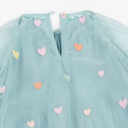 Stella McCartney Kids Baby Girls Pastel Green Tulle Hearts Dress