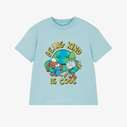 Stella McCartney Kids Boys Blue Being Kind is Cool Cotton T-Shirt