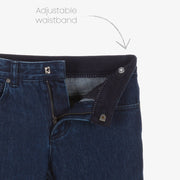 Stella McCartney Kids Boys Blue Denim Jeans with Yeti Knees