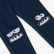 Stella McCartney Kids Boys Blue Denim Jeans with Yeti Knees