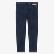 Stella McCartney Kids Boys Blue Denim Jeans with Yeti Knees