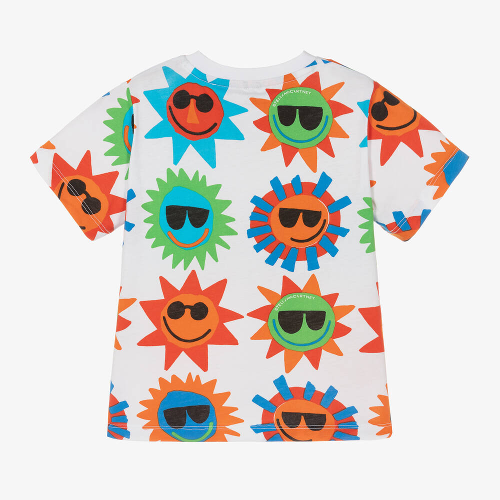 Stella McCartney Boys Graphic Sun Print T-Shirt