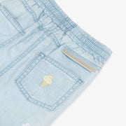 Stella McCartney Kids Girls Blue Chambray Trousers