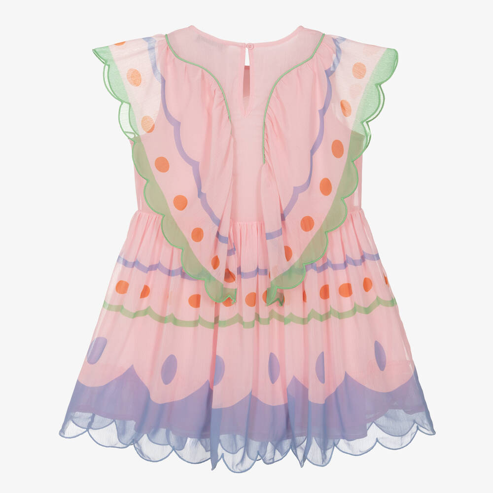Stella Kids Girls Pink Chiffon Fairies Dress