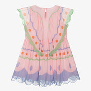 Stella Kids Girls Pink Chiffon Fairies Dress