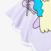 Stella McCartney Kids Girls Purple Cotton Fairy Poncho Towel