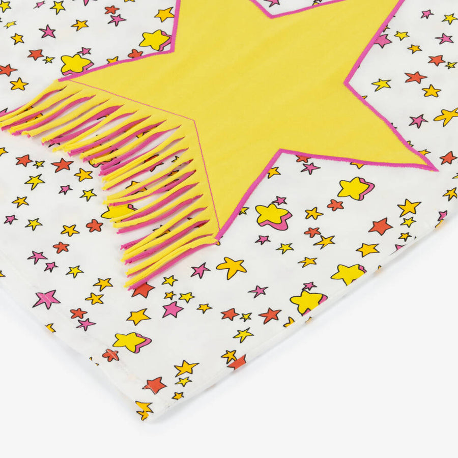Stella McCartney Kids Star Graphic Fringed T-Shirt