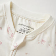 Norsu Organic Baby Organic Bamboo Zip-up Bodysuit-Ballerina