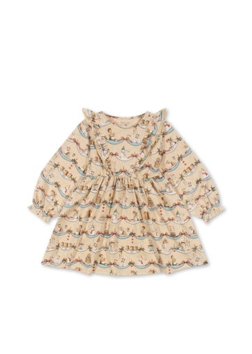 Konges Slojd BASIC FRILL DRESS GOTS