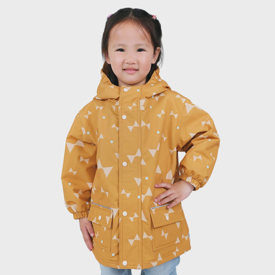 Jan & Jul Geo Bow | Cozy-Dry Rain Jacket