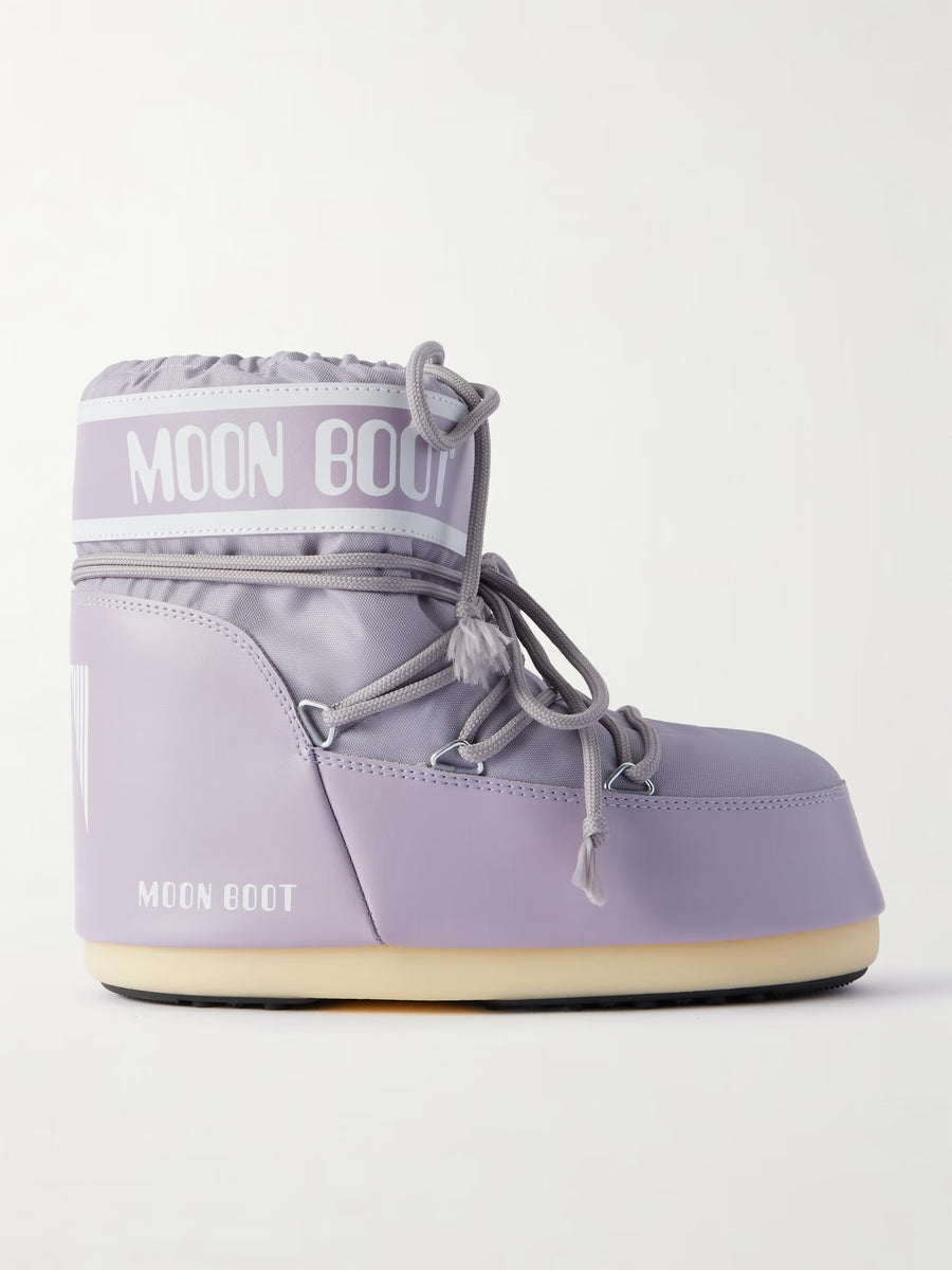 MOON BOOT MB ICON LOW NYLON LILAS