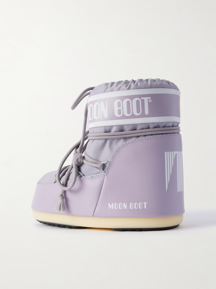 MOON BOOT MB ICON LOW NYLON LILAS