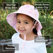 Jan & Jul Soft Pink | Kids Water Repellent Xplorer Hats