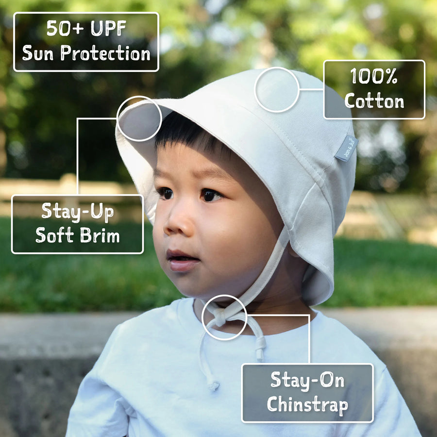 Jan & Jul White | Cozy Cotton Baby Bucket Hats
