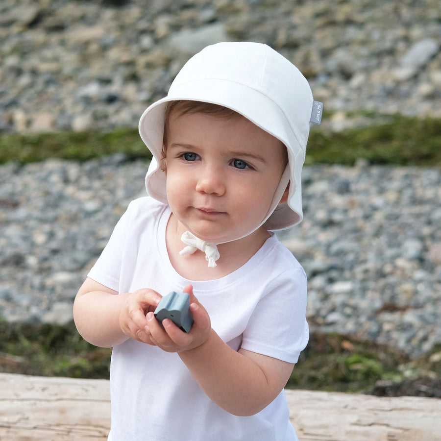 Jan & Jul White | Cozy Cotton Baby Bucket Hats