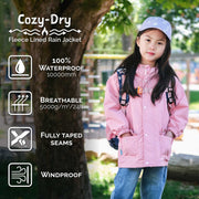 Jan & Jul Geo Bow | Cozy-Dry Rain Jacket
