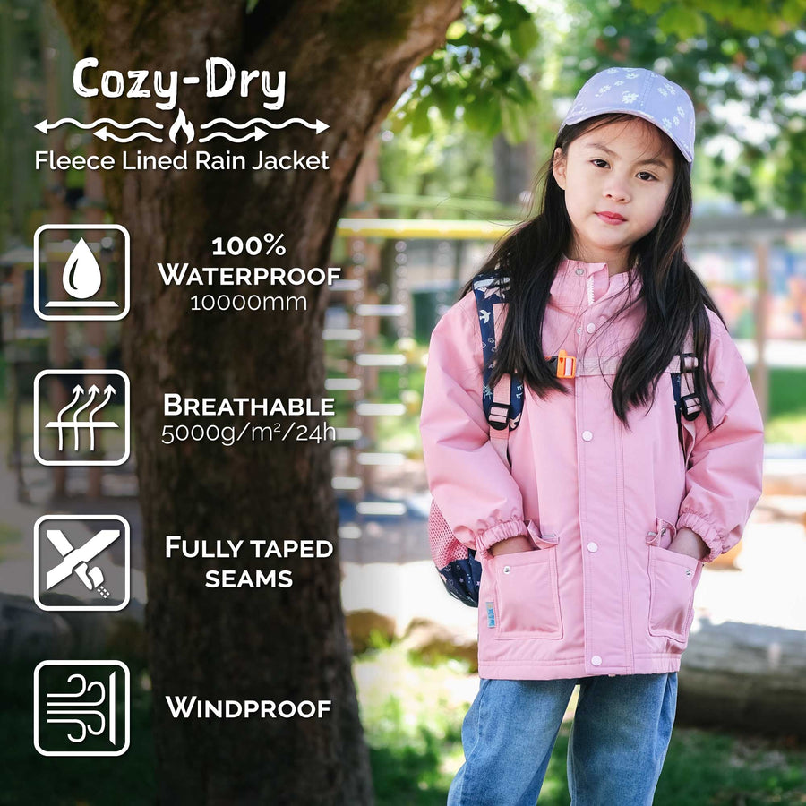 Jan & Jul Geo Bow | Cozy-Dry Rain Jacket