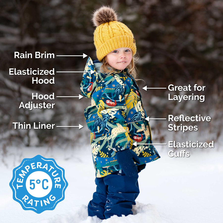 Jan & Jul Yellow | Kids Shell Jacket Puddle-Dry Waterproof Rain Jacket