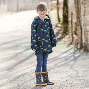 Jan & Jul Big Trucks | Kids Shell Jacket Puddle-Dry Waterproof Rain Jacket
