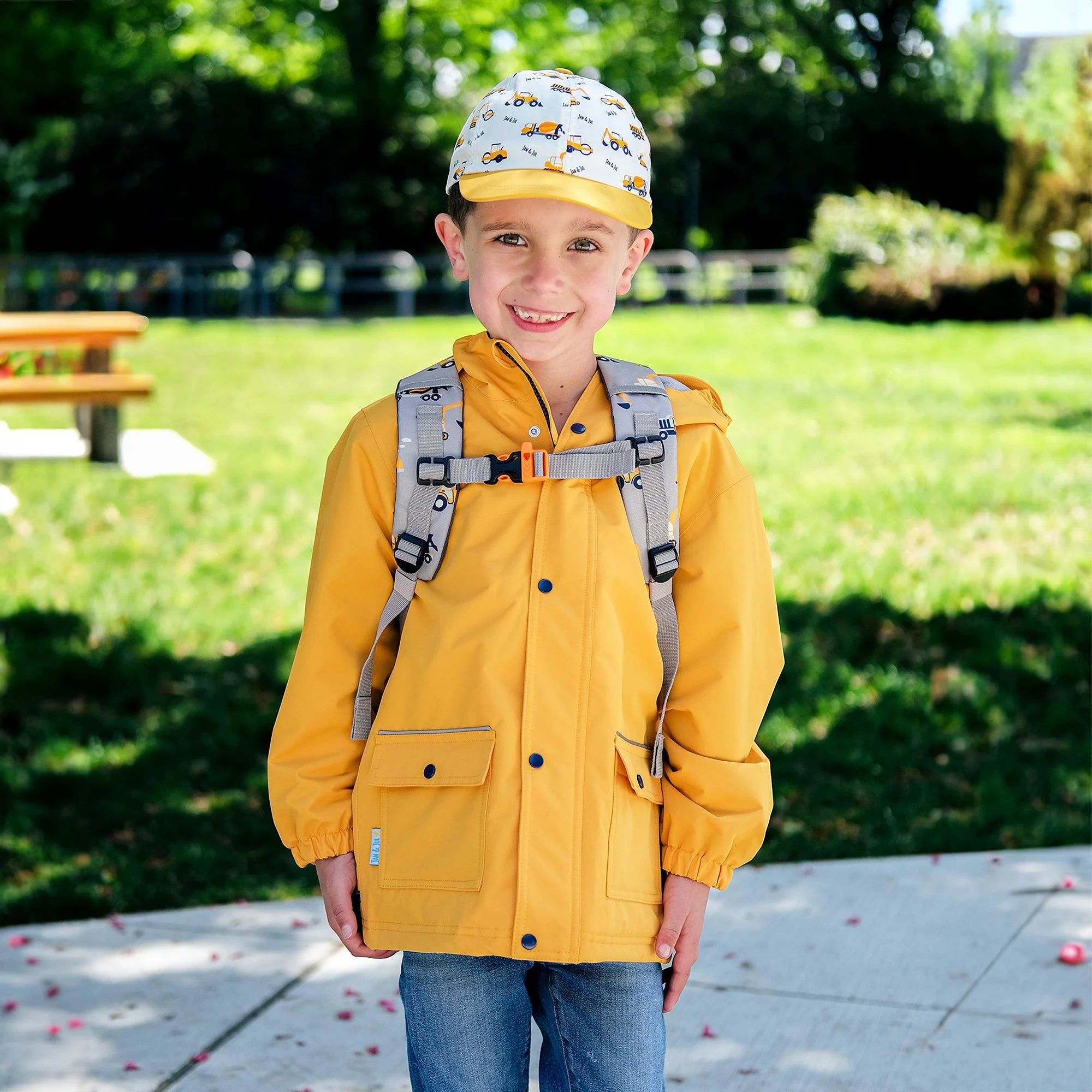 Jan & Jul Yellow | Cozy-Dry Rain Jacket
