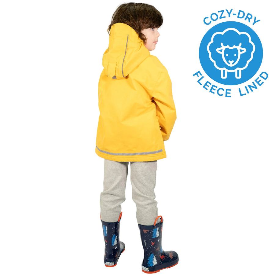 Jan & Jul Yellow | Cozy-Dry Rain Jacket
