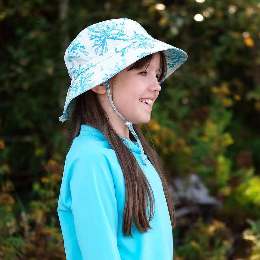 Jan & Jul Blue Coral | Aqua Dry Bucket Hat