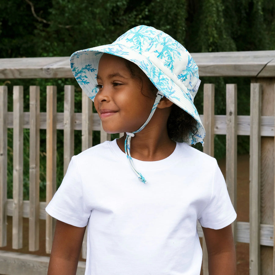 Jan & Jul Blue Coral | Aqua Dry Bucket Hat
