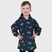 Jan & Jul Big Trucks | Kids Shell Jacket Puddle-Dry Waterproof Rain Jacket