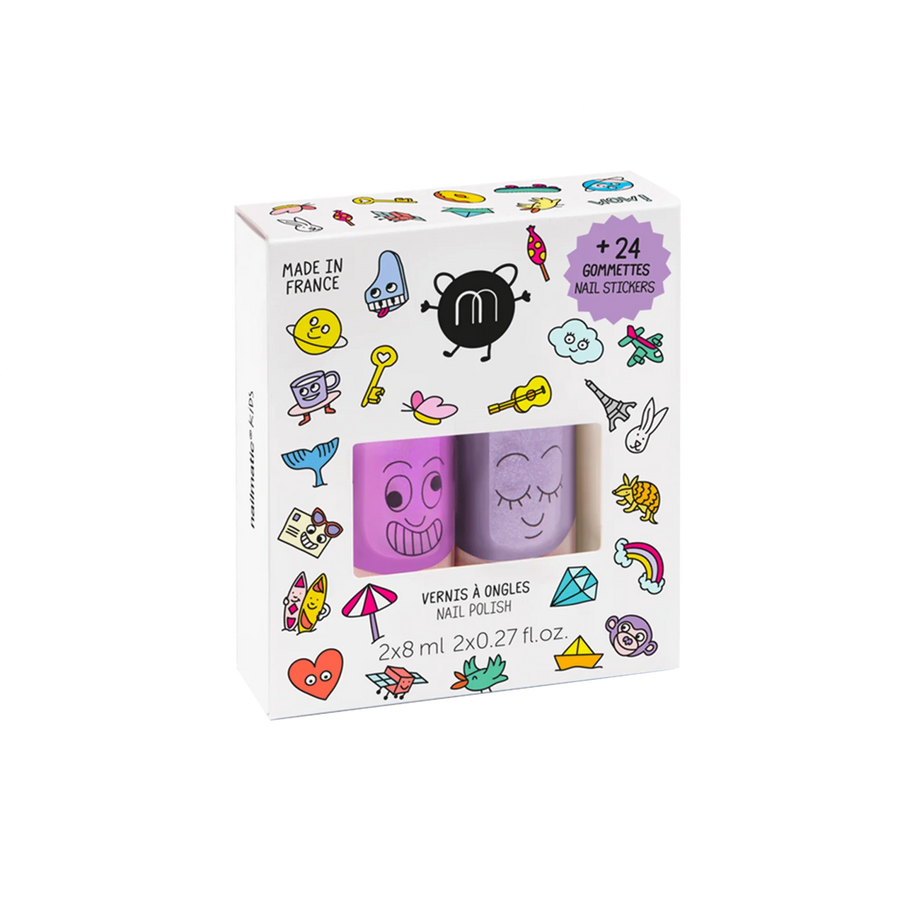 Nailmatic  Kids - Nail Polish and Stickers Set - WOW