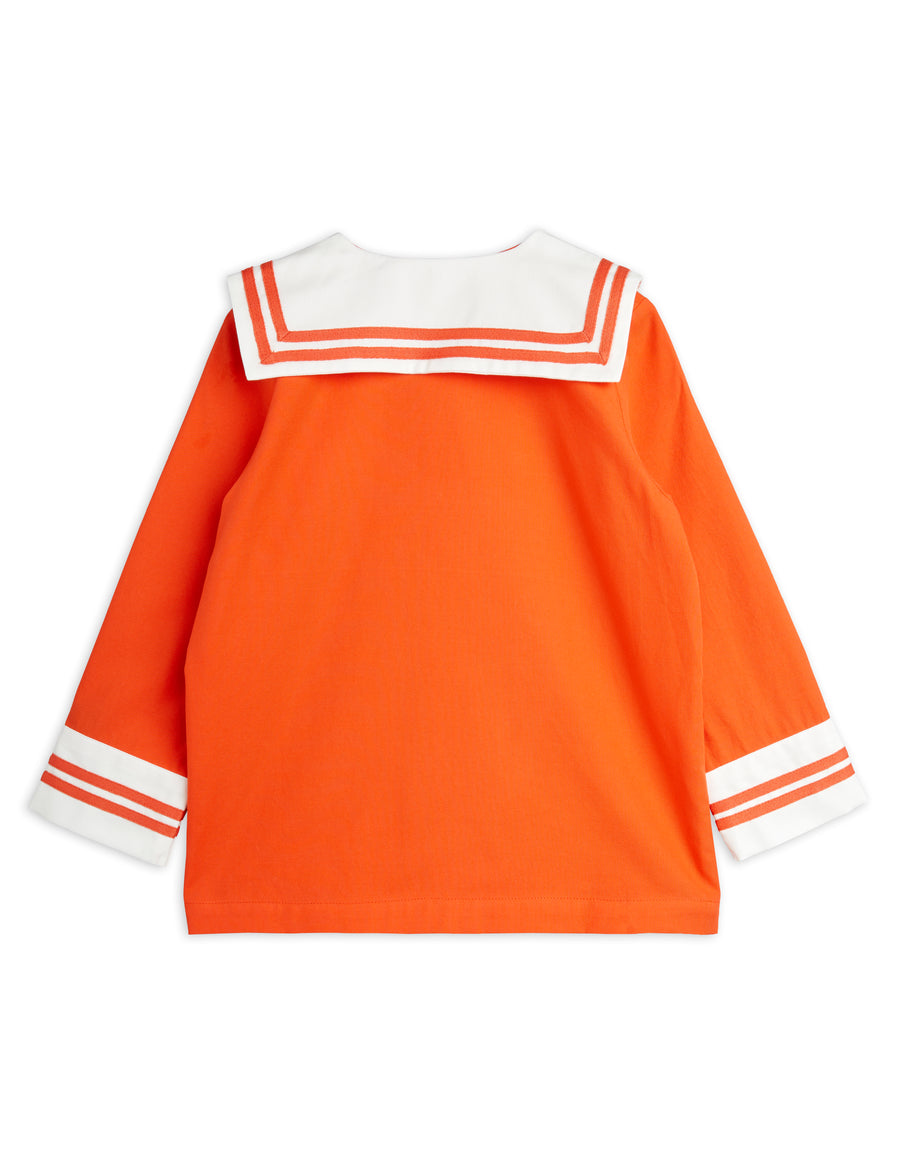 Mini Rodini SAILOR WOVEN SHIRT Red