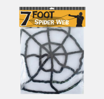 180°  Black Chenille Web, Acrylic, 68"