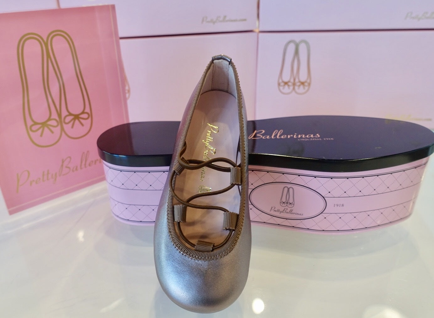 Pretty Ballerinas Copper Hannah Shoes