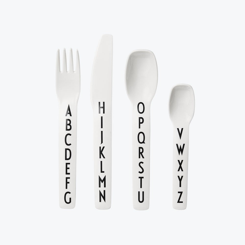 Design Letters Kids Melamine Cutlery