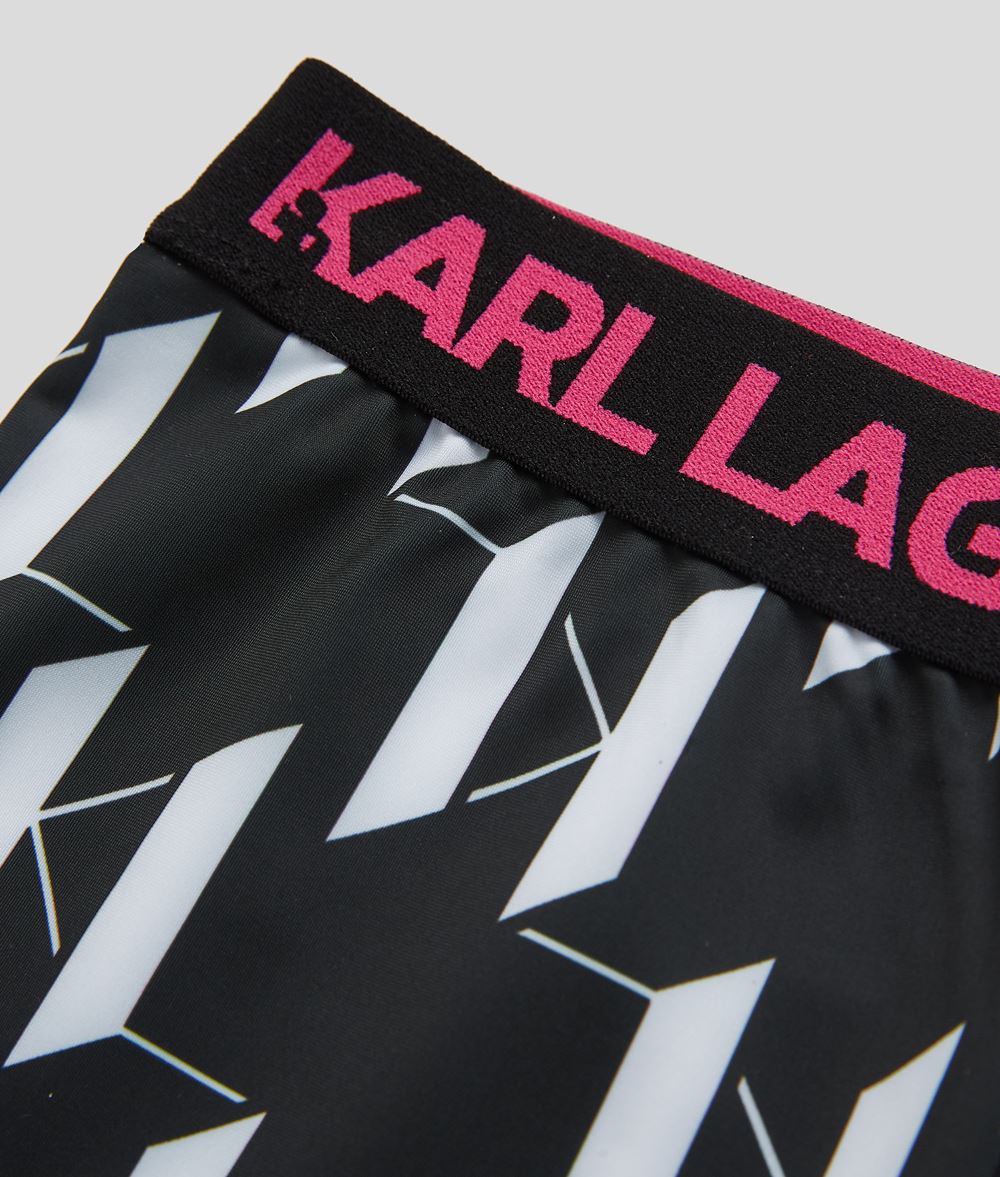 Karl Lagerfeld Sporty Legging with All Over Logo